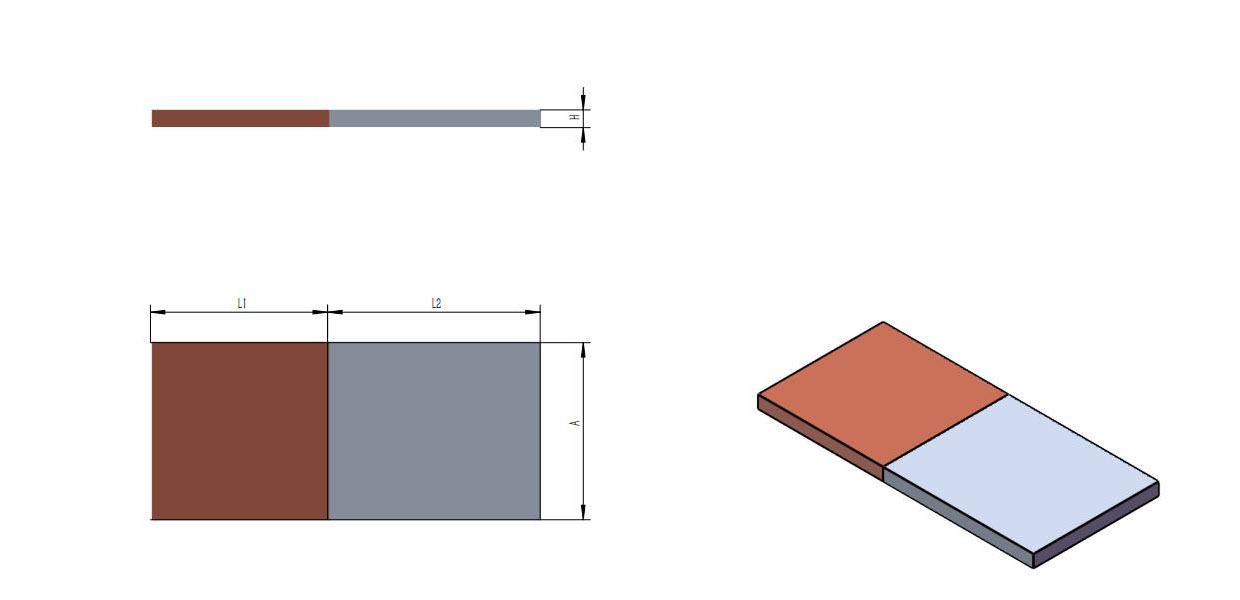 copper to aluminium adapter board bimetal busbars dimensions